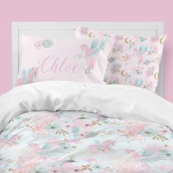 Unicorn Bedding, Girls Room, Fairy Tale, Comforter, Duvet CoverGift For Your Girlfriend Boyfriend Gift For Love Gift For Friend Best Valentine Present Holiday Gift