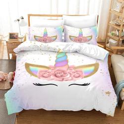 Girls Unicorn Duvet Cover Set Pink Bedding Duvet CoverGift For Your Girlfriend Boyfriend Gift For Love Gift For Friend Best Valentine Present Holiday Gift