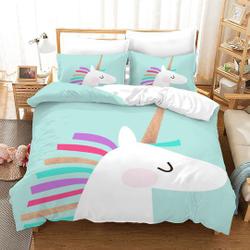 Unicorn King Size Bedding Set Duvet CoverGift For Your Girlfriend Boyfriend Gift For Love Gift For Friend Best Valentine Present Holiday Gift