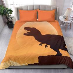 Dinosaur Dino Bedding Set - Duvet Cover and pillow CoversGift For Your Girlfriend Boyfriend Gift For Love Gift For Friend Best Valentine Present Holiday Gift