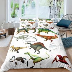 Fossil dinosaur bedding, kids bedding full, cute duvet cover Set Gift For Your Girlfriend Boyfriend Gift For Love Gift For Friend Best Valentine Present Holiday Gift