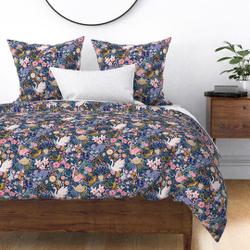 Maximalist Duvet Cover - Tea Party Sateen Duvet Cover BeddingGift For Your Girlfriend Boyfriend Gift For Love Gift For Friend Best Valentine Present Holiday Gift