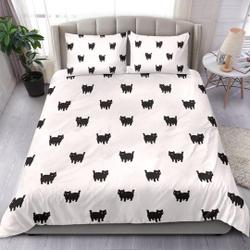 Cat Kitty Bedding Set - Duvet Cover and pillow CoversGift For Your Girlfriend Boyfriend Gift For Love Gift For Friend Best Valentine Present Holiday Gift