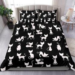 Cat Kitty Bedding Set - Duvet Cover and pillow CoversGift For Your Girlfriend Boyfriend Gift For Love Gift For Friend Best Valentine Present Holiday Gift