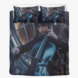 Wednesday Duvet, Addams Family Bedding Set Gift For Your Girlfriend Boyfriend Gift For Love Gift For Friend Best Valentine Present Holiday Gift