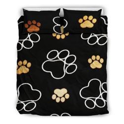 Black Paw Christmas Bedding SetsGift For Your Girlfriend Boyfriend Gift For Love Gift For Friend Best Valentine Present Holiday Gift