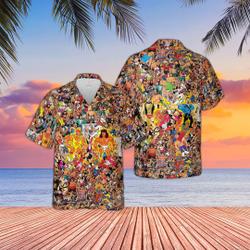 Wrestling Characters Collage Art Hawaiian Shirt, Wrestling Aloha Shirt Gift For Your Girlfriend Boyfriend Gift For Love Gift For Friend Best Valentine Present Holiday Gift