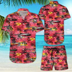 Airplane Hawaiian Shirt - Vintage Airplan Red Tropical Hawaii Shirt Gift For Your Girlfriend Boyfriend Gift For Love Gift For Friend Best Valentine Present Holiday Gift