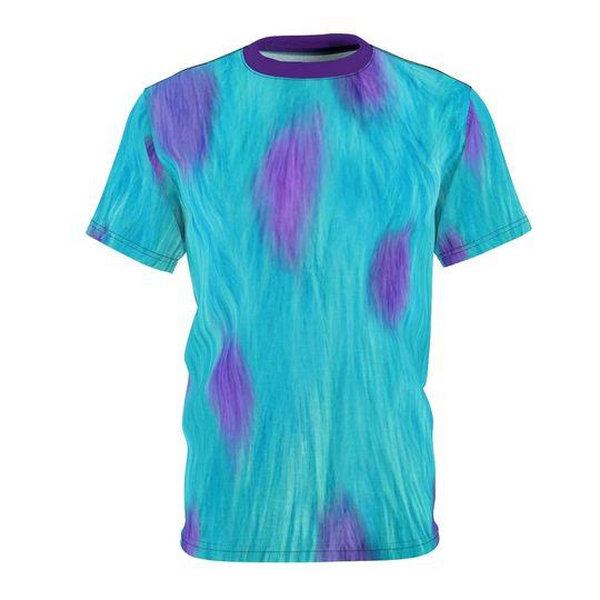 Monster Fur James P Sullivan Halloween Cosplay Costume 3D Shirt Meaningful Gift For Family Gift For Boyfriend Valentine Gift