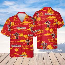 Captain Morgan Hawaiian Beach Pattern Shirt, Hawaii beer Shirt Gift For Your Girlfriend Boyfriend Gift For Love Gift For Friend Best Valentine Present Holiday Gift