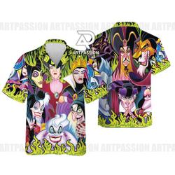 Disney Villains Aloha Summer Trip Family Outfit Gift For Your Girlfriend Boyfriend Gift For Love Gift For Friend Best Valentine Present Holiday Gift