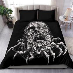 Skull Molted Zombie Claw Duvet Set-Skull Zombie Bedding-Skull BeddingGift For Your Girlfriend Boyfriend Gift For Love Gift For Friend Best Valentine Present Holiday Gift