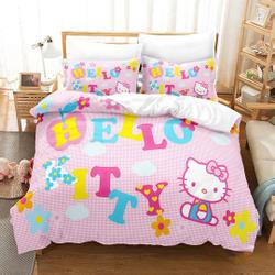 Hello Kitty duvet cover, Hello Kitty bedding set , Anime Bedding Set Gift For Your Girlfriend Boyfriend Gift For Love Gift For Friend Best Valentine Present Holiday Gift