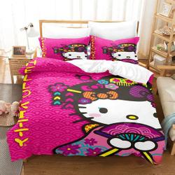 Hello Kitty duvet cover, Hello Kitty bedding set , Anime Bedding Set Gift For Your Girlfriend Boyfriend Gift For Love Gift For Friend Best Valentine Present Holiday Gift