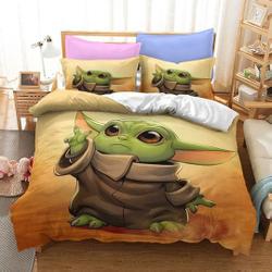 The Mandalorian duvet cover, Baby Yoda Bedding set twin, queen, king sizesGift For Your Girlfriend Boyfriend Gift For Love Gift For Friend Best Valentine Present Holiday Gift