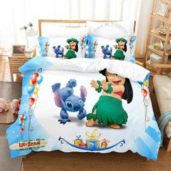Disney Lilo Stitch Duvet, Lilo Stitch Bedding Set Gift For Your Girlfriend Boyfriend Gift For Love Gift For Friend Best Valentine Present Holiday Gift