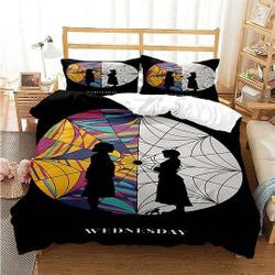 Wednesday Addams Duvet, Wednesday Bedding Set Gift For Your Girlfriend Boyfriend Gift For Love Gift For Friend Best Valentine Present Holiday Gift