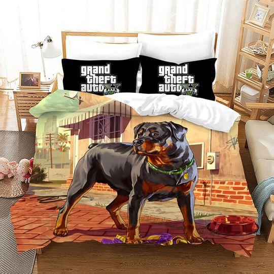 Grand Theft Auto V duvet cover,Gamer bedding set ,GTA V blanket ,Gaming duvet coverGift For Your Girlfriend Boyfriend Gift For Love Gift For Friend Best Valentine Present Holiday Gift