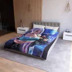 Valorant duvet cover,Gamer bedding set ,Jett bedding set, Valorant blanketGift For Your Girlfriend Boyfriend Gift For Love Gift For Friend Best Valentine Present Holiday Gift