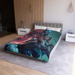 Valorant duvet cover,Gamer bedding set ,Jett bedding Set Gift For Your Girlfriend Boyfriend Gift For Love Gift For Friend Best Valentine Present Holiday Gift