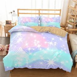 Outer Space Duvet Cover Set, Galaxy Stars in Space Celestial Astronomic Planets Bedding Set Gift For Your Girlfriend Boyfriend Gift For Love Gift For Friend Best Valentine Present Holiday Gift