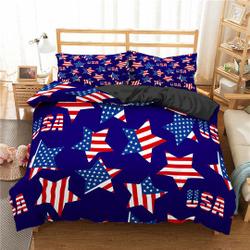 Stars Bedding Set King Size Five-Pointed Star Duvet CoverGift For Your Girlfriend Boyfriend Gift For Love Gift For Friend Best Valentine Present Holiday Gift