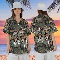 Disney Animal Kingdom Hawaiian Shirt, Mickey Safari Hawaii Shirt Gift For Your Girlfriend Boyfriend Gift For Love Gift For Friend Best Valentine Present Holiday Gift