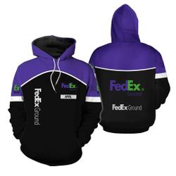 Custom Name FedEx Ground Hoodies 3D