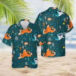 Finding Nemo Disney Hawaiian Shirt, Nemo Marlin Dory Crush Shirt Gift For Your Girlfriend Boyfriend Gift For Love Gift For Friend Best Valentine Present Holiday Gift