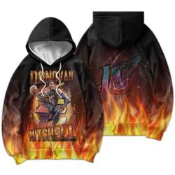 Donovan Mitchell 3D Hoodie, Donovan Mitchell Basketball V1 Tee, V1 Sport Champion 3D Hoodie