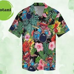 Animal The Muppet Drum Hawaiian Shirt Gift For Your Girlfriend Boyfriend Gift For Love Gift For Friend Best Valentine Present Holiday Gift
