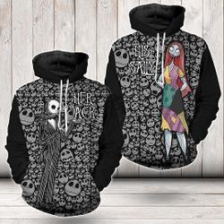 Her Jack His Sally Couple Hoodie, Jack And Sally Hoodie
