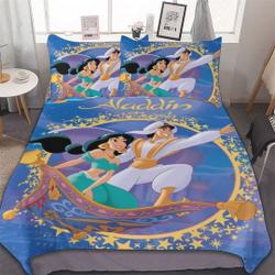 Disney Aladdin and the King of Thieves Duvet Cover Pillow Cover Bedding Set Gift For Your Girlfriend Boyfriend Gift For Love Gift For Friend Best Valentine Present Holiday Gift