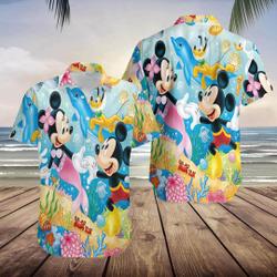 Disne.y Hawaiian Shirt, Hawaiian Shirt, Summer Shirt Gift For Your Girlfriend Boyfriend Gift For Love Gift For Friend Best Valentine Present Holiday Gift