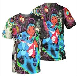 Disney Lio and sitch- Lio t-shirt, Stich shirt, 3D T-shirt Meaningful Gift For Family Gift For Boyfriend Valentine Gift