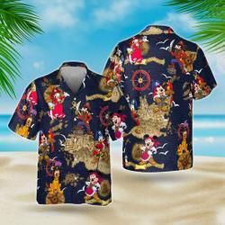 Mickey And Friends Hawaiian Shirt, Disney Mickey And Friends Shirt Gift For Your Girlfriend Boyfriend Gift For Love Gift For Friend Best Valentine Present Holiday Gift