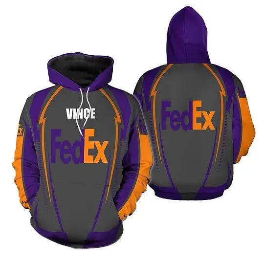 Fedex Express Hoodie 3D, Hoodie 3D Custom Name