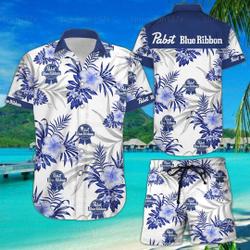 Pabst Blue Ribbon Hawaiian Shirt Gift For Your Girlfriend Boyfriend Gift For Love Gift For Friend Best Valentine Present Holiday Gift