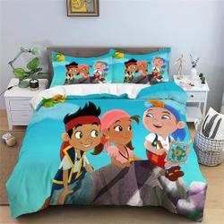 Disney Jake and Never Land Pirates Bedding Set Gift For Your Girlfriend Boyfriend Gift For Love Gift For Friend Best Valentine Present Holiday Gift