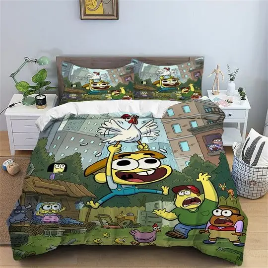 Disney Big City Greens Bedding Set Gift For Your Girlfriend Boyfriend Gift For Love Gift For Friend Best Valentine Present Holiday Gift