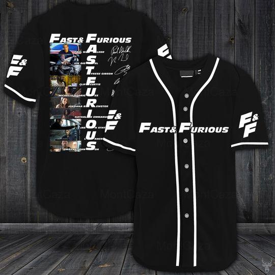 Fast And Furious Baseball Jersey, Fast And Furious Shirt Gift For Your Girlfriend Boyfriend Gift For Love Gift For Friend Best Valentine Present Holiday Gift