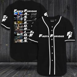 Fast And Furious Baseball Jersey, Fast And Furious Shirt Gift For Your Girlfriend Boyfriend Gift For Love Gift For Friend Best Valentine Present Holiday Gift
