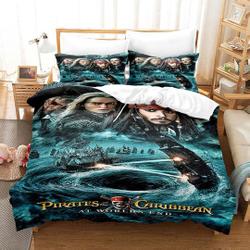 3D Printed Pirates of the Caribbean  Bedding Duvet Cover Set Gift For Your Girlfriend Boyfriend Gift For Love Gift For Friend Best Valentine Present Holiday Gift