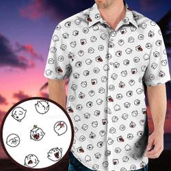 Super Mario Boo Hawaiian Shirt, Mario Boo Shirt, Super Mario Gift For Your Girlfriend Boyfriend Gift For Love Gift For Friend Best Valentine Present Holiday Gift