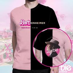 Barbenheimer Barbie Movie Oppenheimer 3D Shirt, 2 Side Barbie Movie T-Shirt Meaningful Gift For Family Gift For Boyfriend Valentine Gift