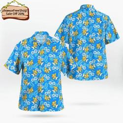 Magikarp PKM Button Up Shirt, Magikarp Hawaiian Shirt, PKM Hawaiian Shirt Gift For Your Girlfriend Boyfriend Gift For Love Gift For Friend Best Valentine Present Holiday Gift