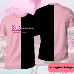 Barbenheimer Barbie Movie Oppenheimer 3D Shirt Meaningful Gift For Family Gift For Boyfriend Valentine Gift