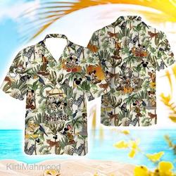 Disney Animal Kingdom Hawaiian Shirt, Animal Kingdom Button Up Shirt, Mickey Safari Gift For Your Girlfriend Boyfriend Gift For Love Gift For Friend Best Valentine Present Holiday Gift