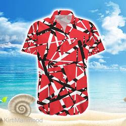 Eddie van Hawaiian Shirt, Valen Halen Button Up Shirt, Music Band Tropical Hawaii Shirt, Halen Rock Band Shirt Gift For Your Girlfriend Boyfriend