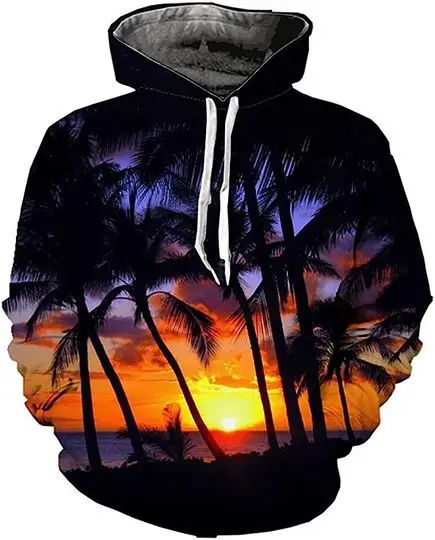 Beautiful Ocean View Seaside 3d Hoodie